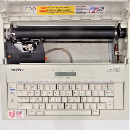 Brother AX-450 Electronic Typewriter IOB image number 4