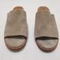 Frye Cindy Grey Suede Heeled Mule Sandals Women's Size 6M image number 5