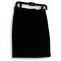 Womens Black Elastic Waist Pull-On Straight & Pencil Skirt Size S/P image number 3