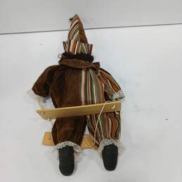 Hanging Wooden Clown Doll/Marionette alternative image