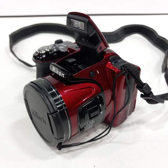 Red & Black COOLPIX Camera image number 3
