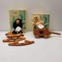 Bundle of 2 Raikes Bears Nursery Miniatures 1990 Bear Dolls image number 1