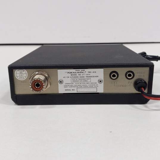 Realistic TRC-418 40 Channel CB Transceiver Radio image number 3