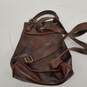 I. Medici Firenze Brown Leather Backpack image number 1