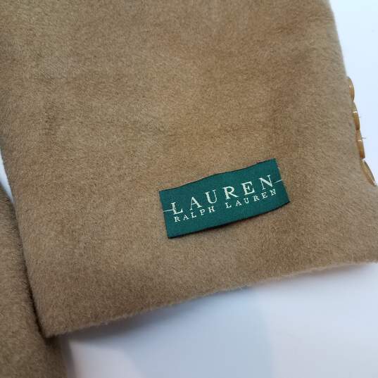 Lauren Ralph Lauren Long Button Trench Coat Jacket Adult Size 46LG image number 4