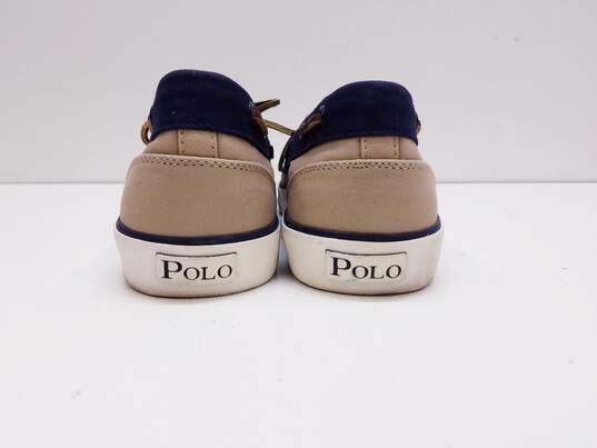 Polo by Ralph Lauren Canvas Boat Shoes Tan 11 image number 5