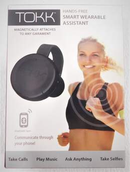 TOKK Smart Wearable Assistant Hands-Free Bluetooth Phone Speaker, Black