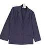 Vintage Womens Blue Long Sleeve Collared Blazer Suit Jacket Size 12 image number 1