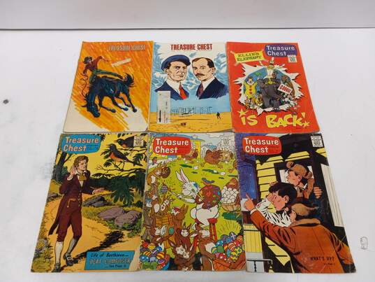 12PC  Assorted Treasure Chest Comic Book Bundle image number 4