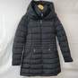 Laundry by Shelli Segal Black Hooded Puffer Jacket Women's SP image number 1