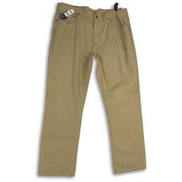 NWT Polo Ralph Lauren Mens Khaki 5-Pocket Design Straight Leg Jeans Size 40/32