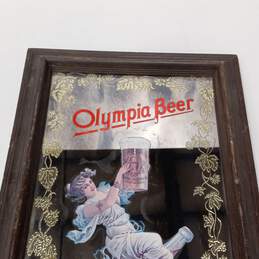 Vintage Olympia Beer Mirror Sign alternative image