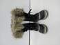 Women's Black Winter Boots Size 6 image number 1