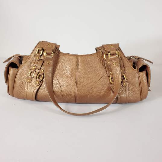 Cole Haan Metallic Brown Village Leather Shoulder Bag image number 3
