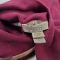 Burberry Brit Men's Magenta 1/4 Zip Cotton Pullover Sweater Size M - AUTHENTICATED image number 4