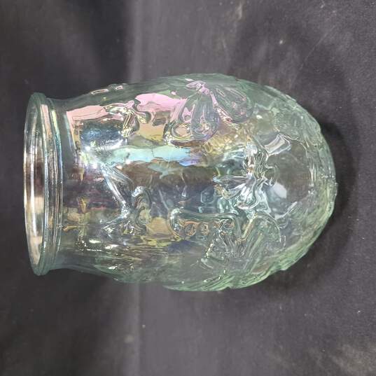 Glass Iridescent Butterfly Vase image number 2