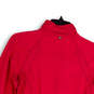 Womens Pink 1/4 Zip Mock Neck Long Sleeve Dri-Fit Activewear T-Shirt Sz S image number 4