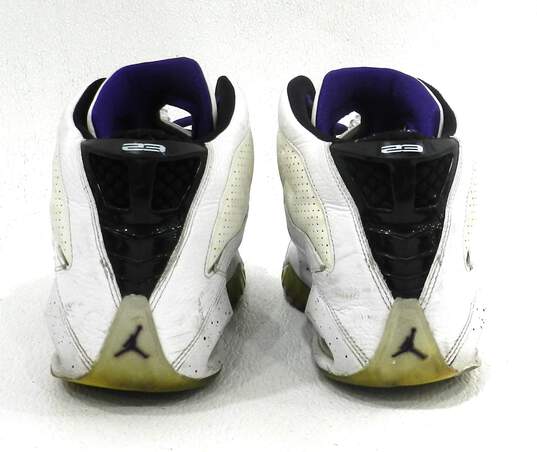Jordan B'Loyal White Court Purple Men's Shoe Size 11.5 image number 3