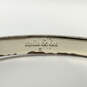 Designer Stella & Dot Gold-Tone Round Shaped Engraved Bangle Bracelet image number 4
