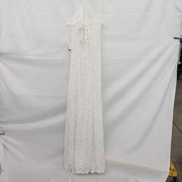DB Studio Lace Sheath Wedding Dress Size 10 Waist 28