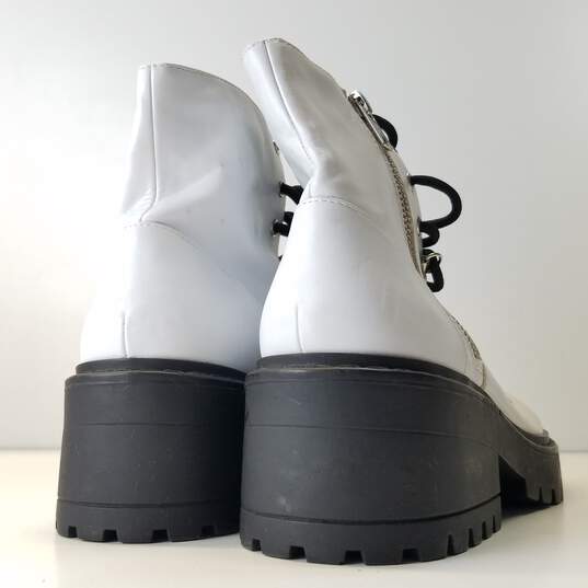Skechers Women's Lug-Sole Boots White/Black Size 5.5 image number 3