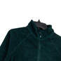 Mens Green Mock Neck Long Sleeve 1/3 Sleeve Pullover Sweater Size M image number 3