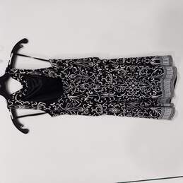 White House Black Market Women's Casual Black and White Print Halter Dress Size XXS alternative image