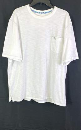Tommy Bahama Mens White Cotton Short Sleeve Crew Neck Pullover T-Shirt Size XL