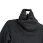 Mens Gray Turtle Neck Long Sleeve Pockets Tight-Knit Pullover Sweater Sz XS image number 4