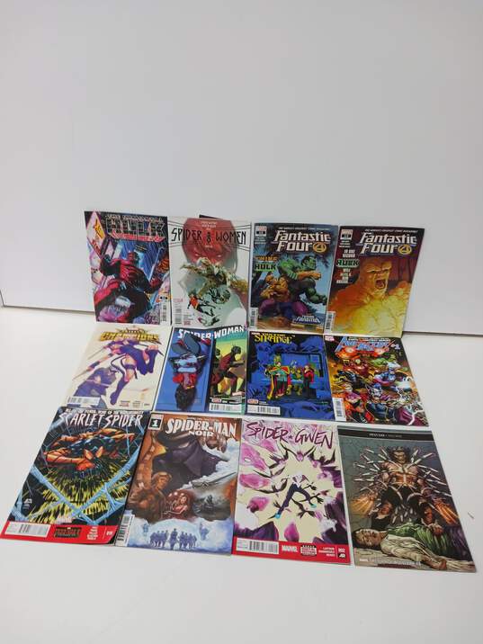 Bundle of 12 Assorted Marvel Comic Books image number 1