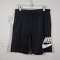 Mens Dri Fit Elastic Waist Pockets Drawstring Athletic Shorts Size XL image number 1