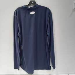 Under Armour Men's Indigo Cold Gear Fitted Long Sleeve Shirt Size 2XL alternative image