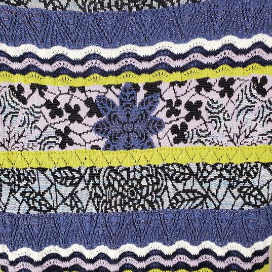 Karen Millen Women Blue Knit Dress SZ 1 image number 5
