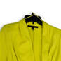 Womens Yellow Shawl Collar Long Sleeve Single Breasted Blazer Size Large image number 3