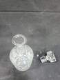 Cut Crystal Glass Decanter w/16 Wine Glasses image number 5