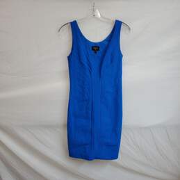 Laundry By Shelli Segal Blue Sleeveless Bodycon Dress WM Size 4