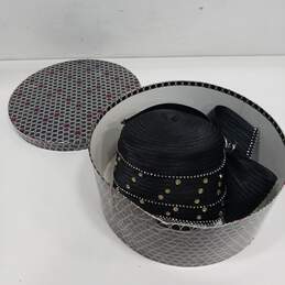 Women's June's Young Rhinestone Embellished Pillbox Hat In Box