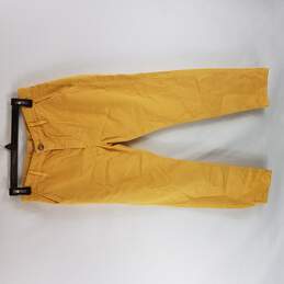 Adriano Goldschmied Women Yellow Casual Pants 26R/XS NWT