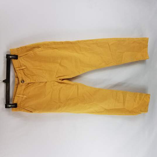 Adriano Goldschmied Women Yellow Casual Pants 26R/XS NWT image number 1