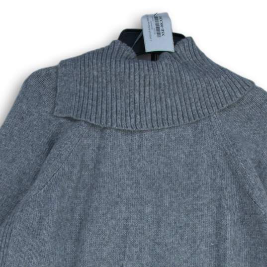 Croft & Barrow Womens Gray Long Sleeve Pullover Sweater Size 2X image number 4