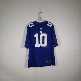 Mens New York Giants Elisha Manning 10 Football-NFL Pullover Jersey Size Medium