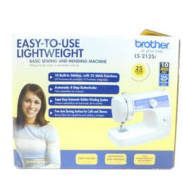 Brother LS-2125i Lightweight Portable Sewing Machine IOB w/ Pedal & Manual