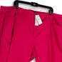 NWT Womens Pink Mid Rise Light Wash Pockets Strecth Skinny Leg Jeans Sz 26 image number 3