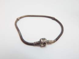 Pandora Sterling Silver Snake Chain Bracelet 15.1g