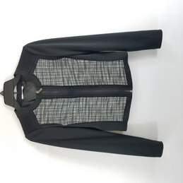 Tahari Women Black Tweed Zip Jacket XS