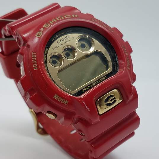 Casio G-Shock DW-6930A 48mm 30th Anniversary Limited Red/Gold Watch 68g image number 7