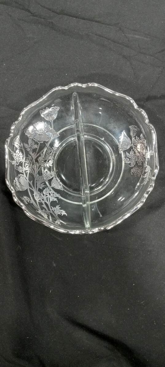 2pc. Crystal Serveware Set with Sterling Detail In Box image number 4