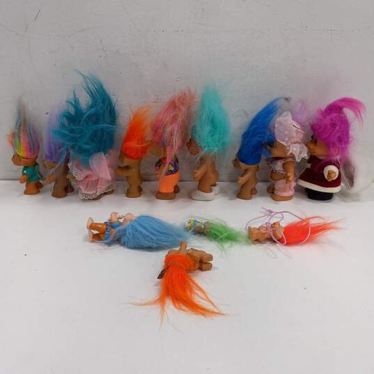 Bundle of Assorted Troll Dolls w/ Accessories image number 4