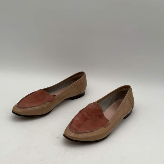 Womens Carima Brown Pink Suede Leather Slip-On Loafers Flats Size 7.5 image number 4