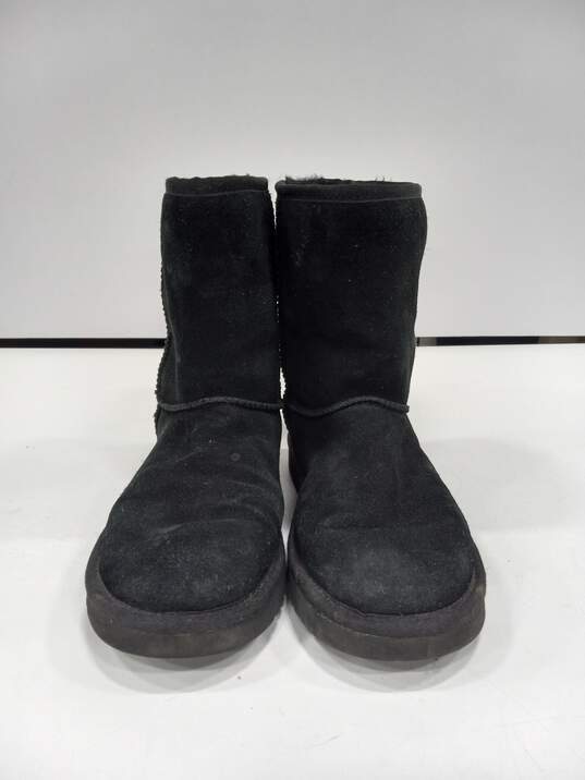 Ugg Koolaburra by Ugg Women's Black Suede Shearling Boots Size 6 image number 2